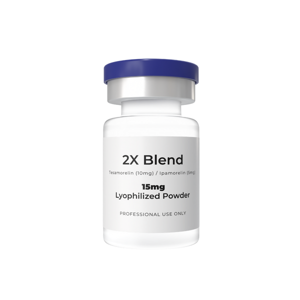 2X Blend Tesamorelin (10mg) / Ipamorelin (5mg)