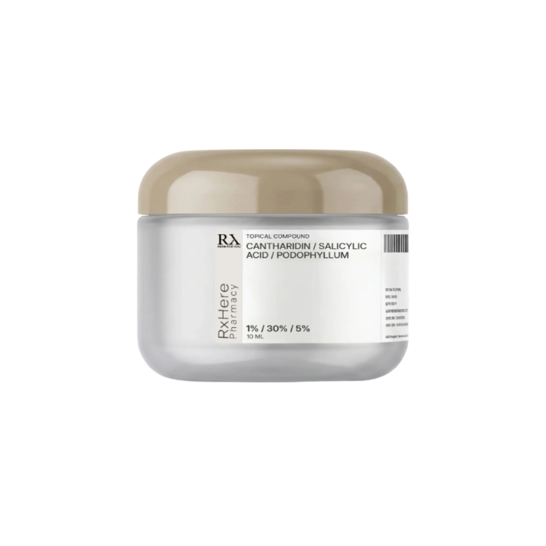 CantharidinPlus (Canthar. 1%/Sal. Acid 30%/Podoph. 5%) Cream Compounded 503A