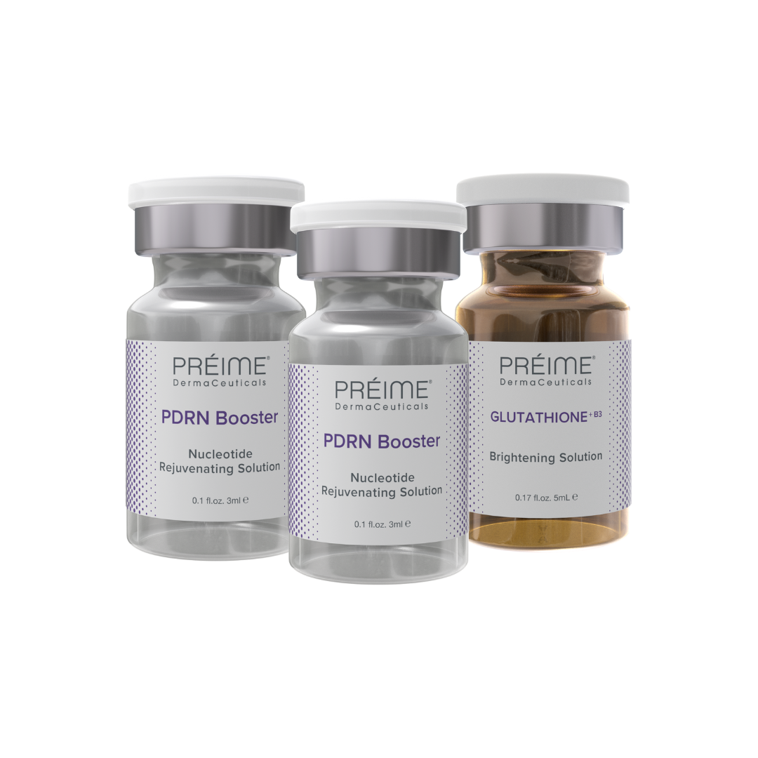 glutathione pdrn 2 & 1 Pure + FREE making it perfect for anyone dealing with dullness PDRN Pink Glutathione Face Serum