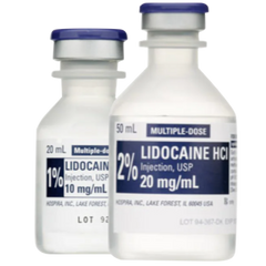 Lidocaine & Saline
