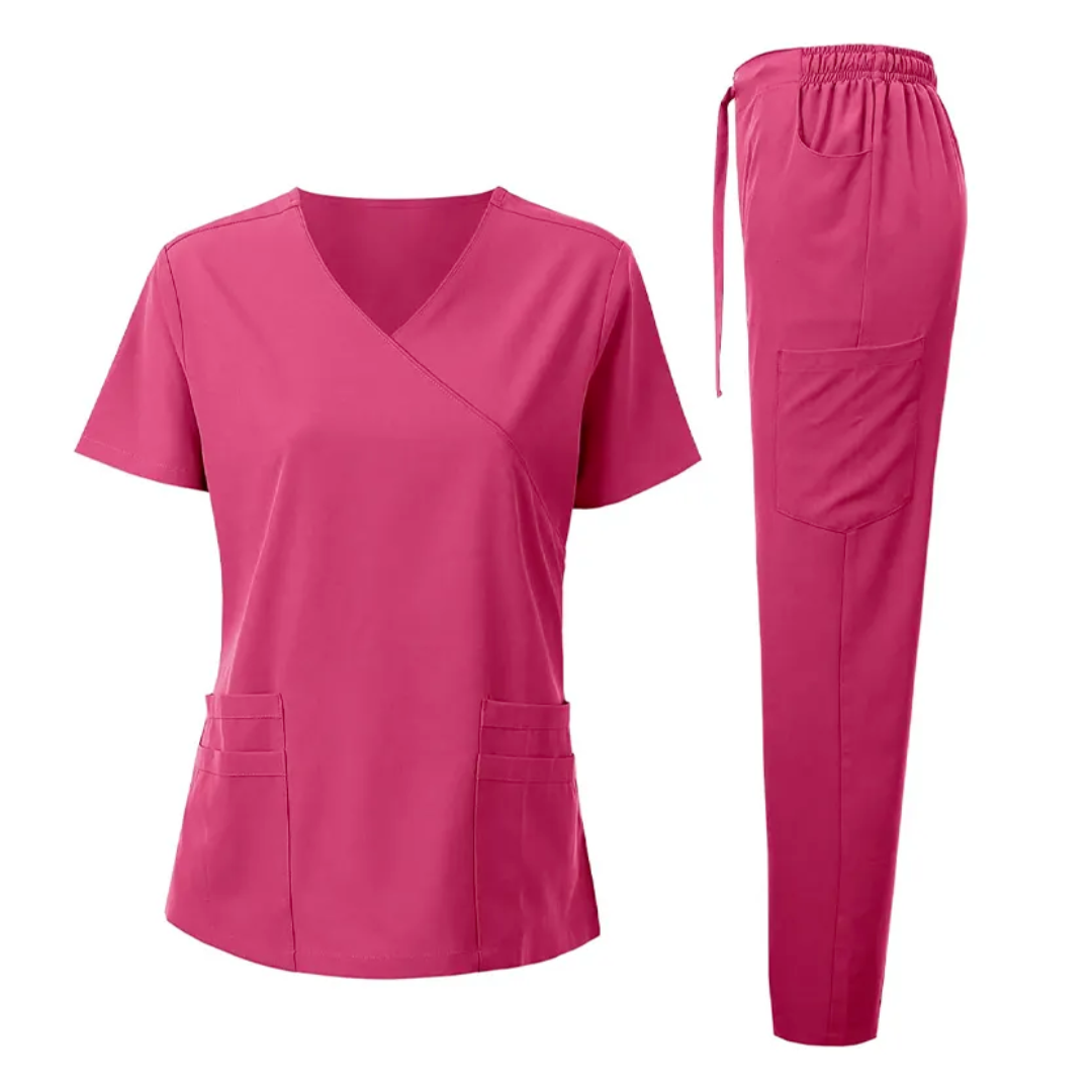 Pink Scrubs w/ Be Her Logo - CHEROKEE